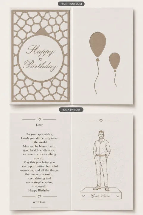 Custom Personalized Foldable Gift Card🎁