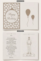 Custom Personalized Foldable Greeting Card