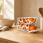Halyvira egg dispenser rack on a warm kitchen counter