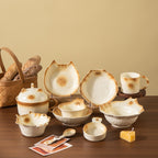 Japanese Bread Cat Underglaze Ceramic Collection