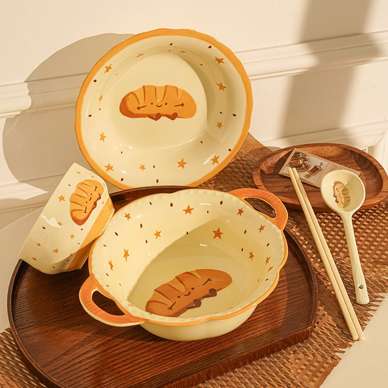 Fruit Croissant 5-Piece Tableware Set