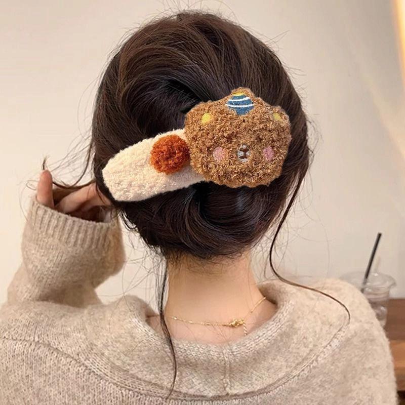 Bow Duckbill Hair Clips – Pudding Bear & Cookie