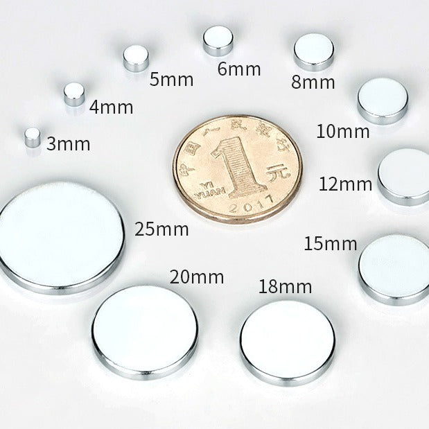 High-Power Neodymium Magnets – 3 Sizes