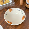 Croissant Pretzel Embossed Ceramic Tableware