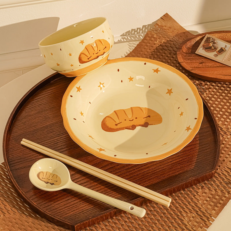 Fruit Croissant 5-Piece Tableware Set