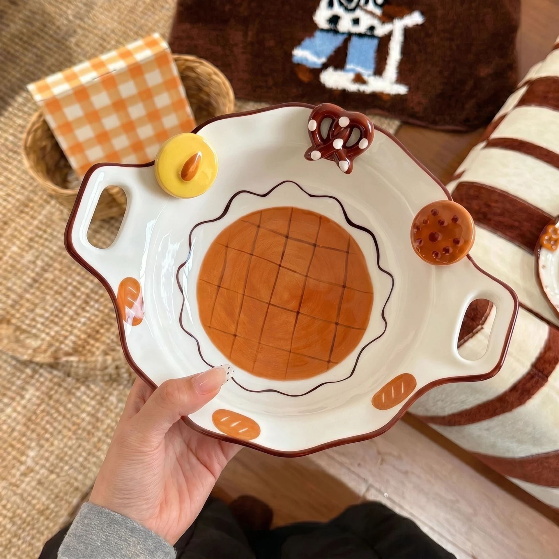 INS Caramel Biscuit Ceramic Series – Spoons, Bowls & Plates