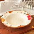 Cute Embossed Tableware – Apple Plate & Strawberry Bowl