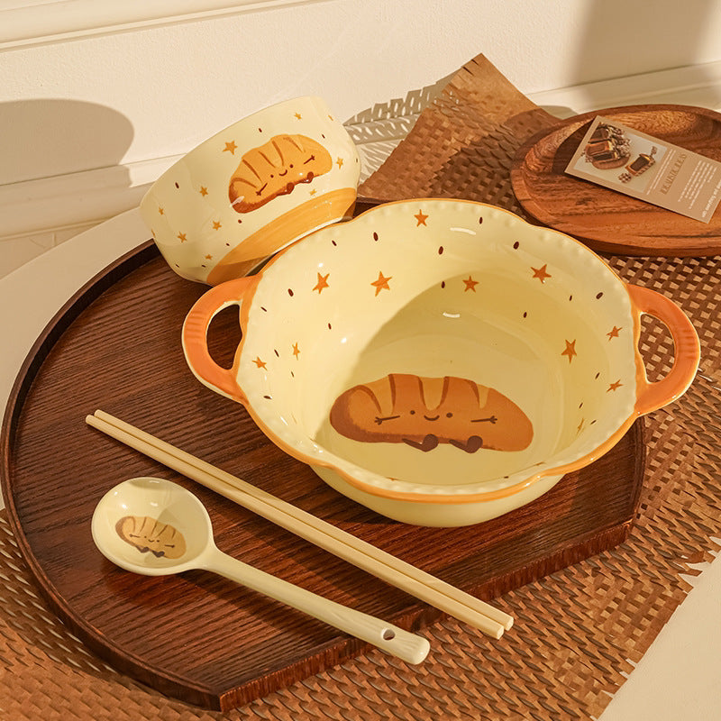 Fruit Croissant 5-Piece Tableware Set