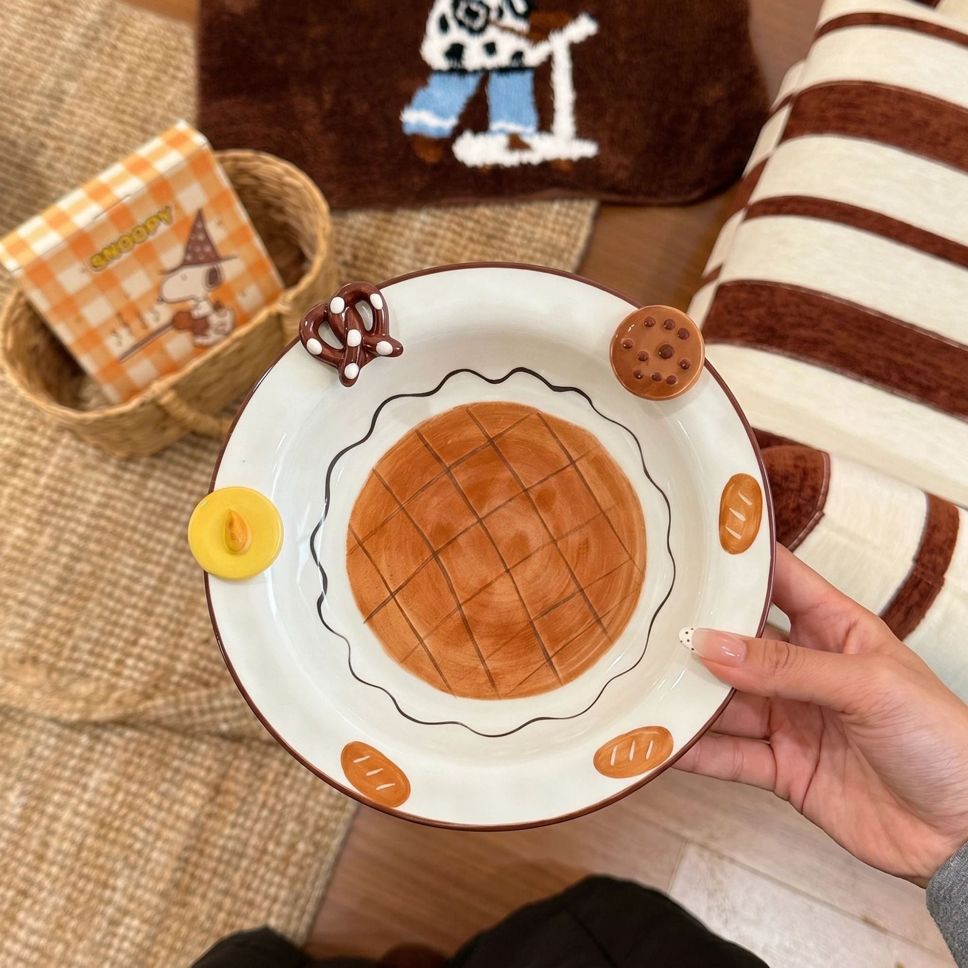 INS Caramel Biscuit Ceramic Series – Spoons, Bowls & Plates