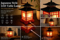 Japanese Style LED Table Lamp – Warm Ambient Night Light | USB Powered Decorative Lantern