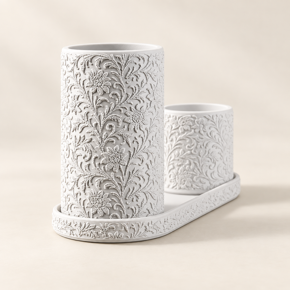Art Nouveau Desk Caddy — AI-generated product visual; verify against the physical sample