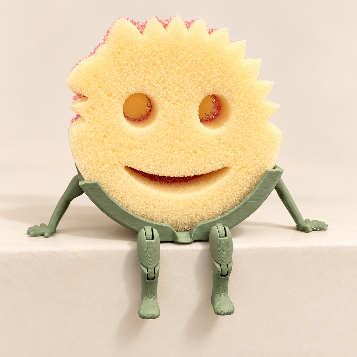Little Legs Sponge Holder — AI-generated product visual; verify against the physical sample