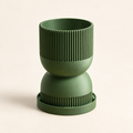 Hourglass Planter — AI-generated product visual; verify against the physical sample