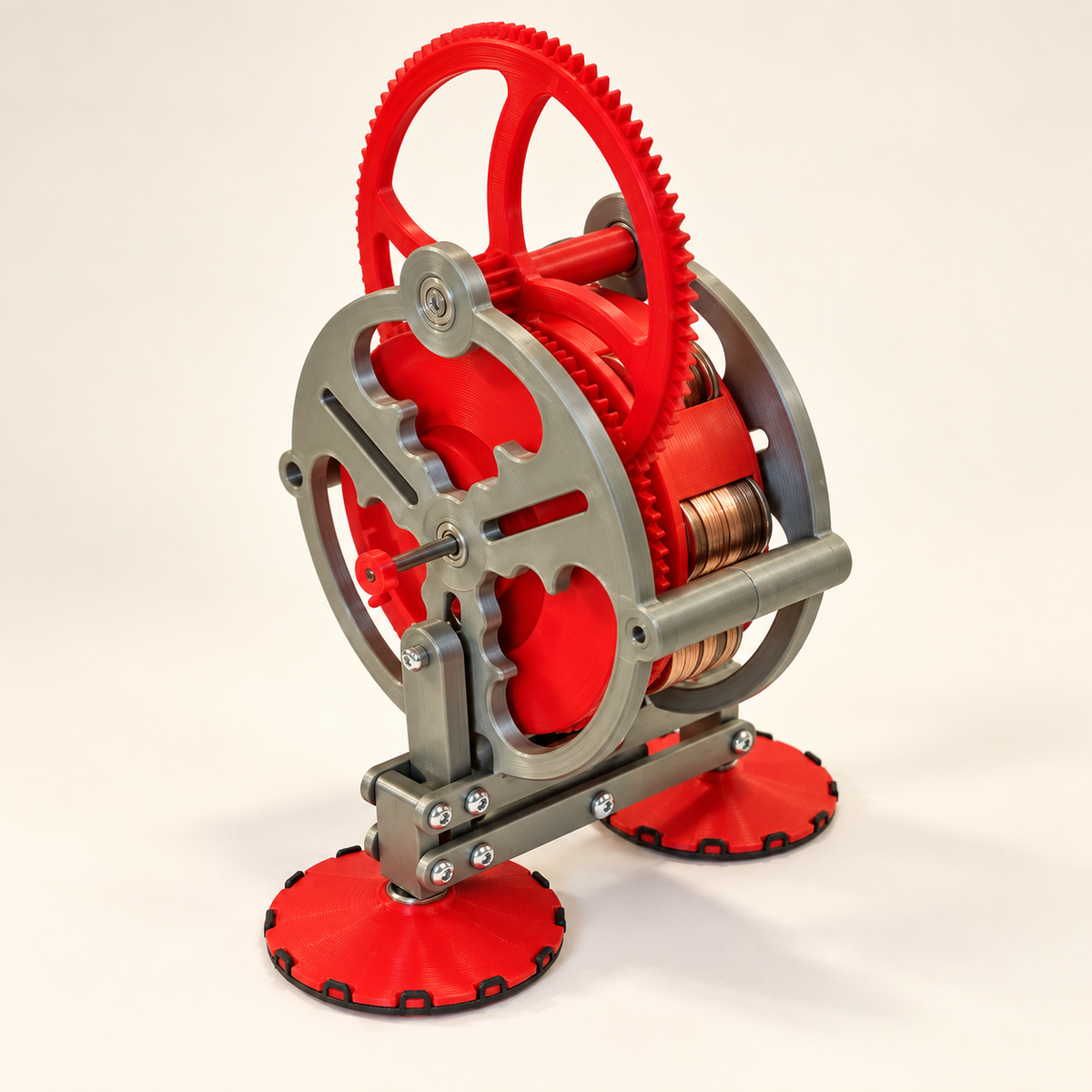 Walking Gyroscope Display — AI-generated product visual; verify against the physical sample