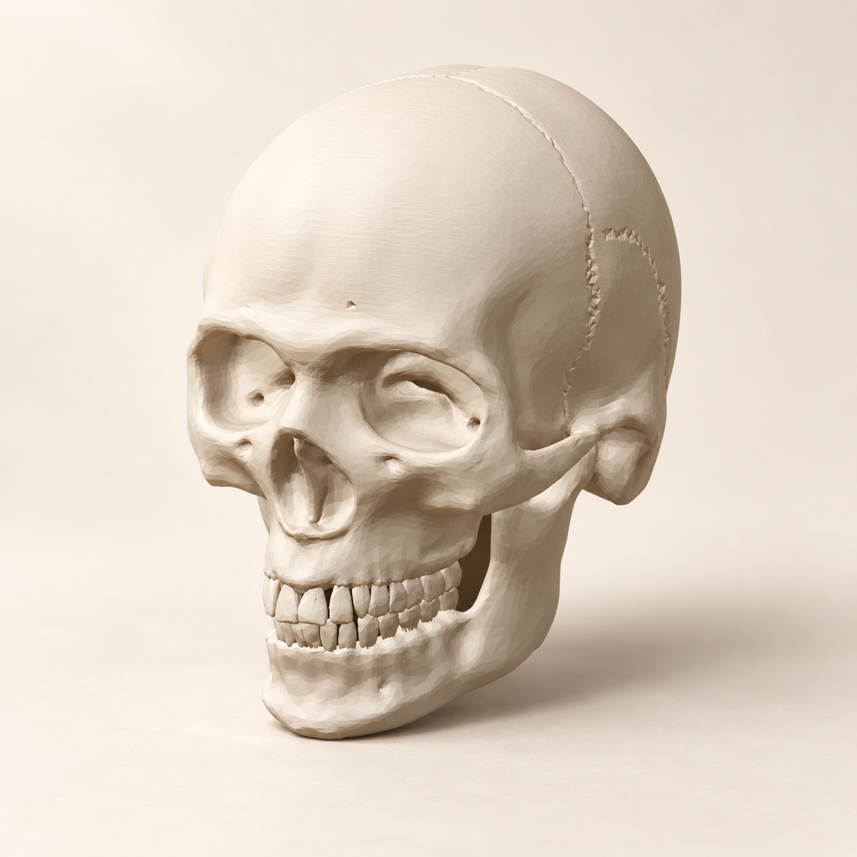 Skull Ornament — AI-generated product visualization; illustrative colour and finish