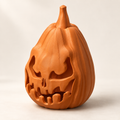 Grinning Pumpkin LED Lantern — AI-generated product visualization; illustrative colour and finish