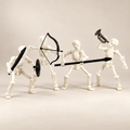 Poseable Skeleton Display Set — AI-generated product visualization; illustrative colour and finish