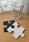 Interlocking Puzzle Coasters — design reference