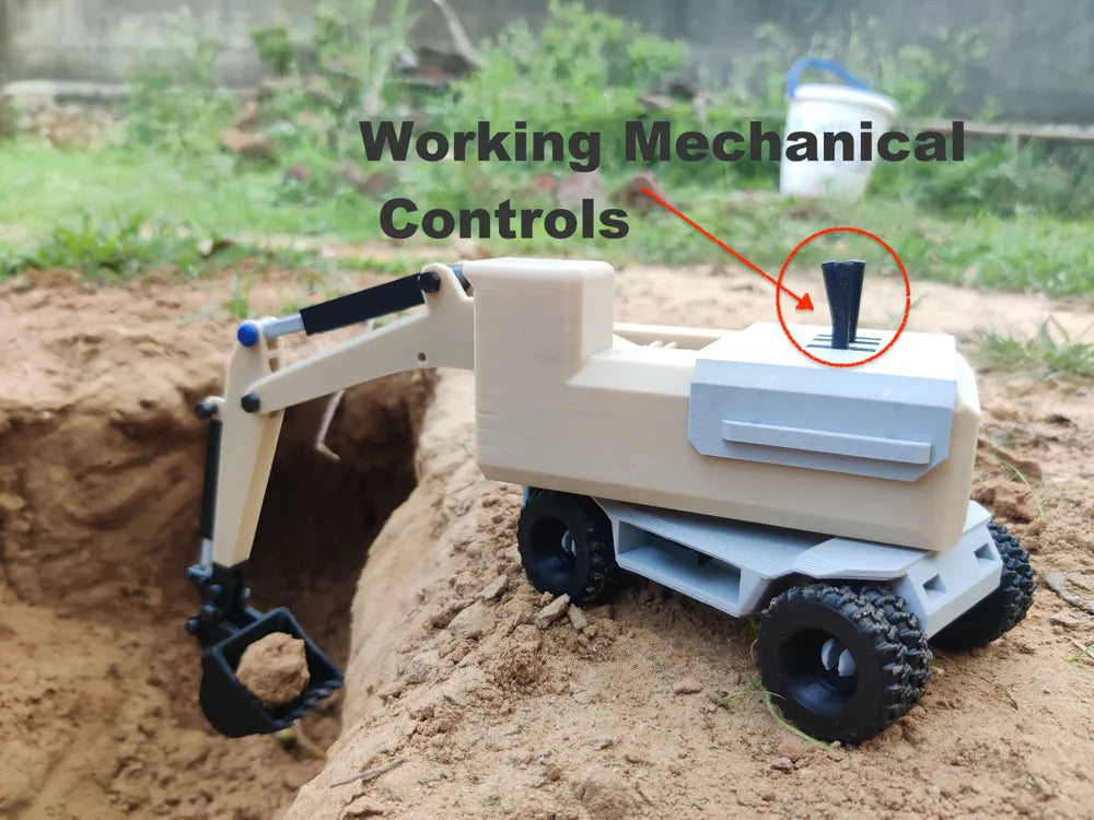 Three-Lever Excavator Display — creator's exact-design reference; Halyvira sample photography pending