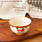 Cute Embossed Tableware – Apple Plate & Strawberry Bowl