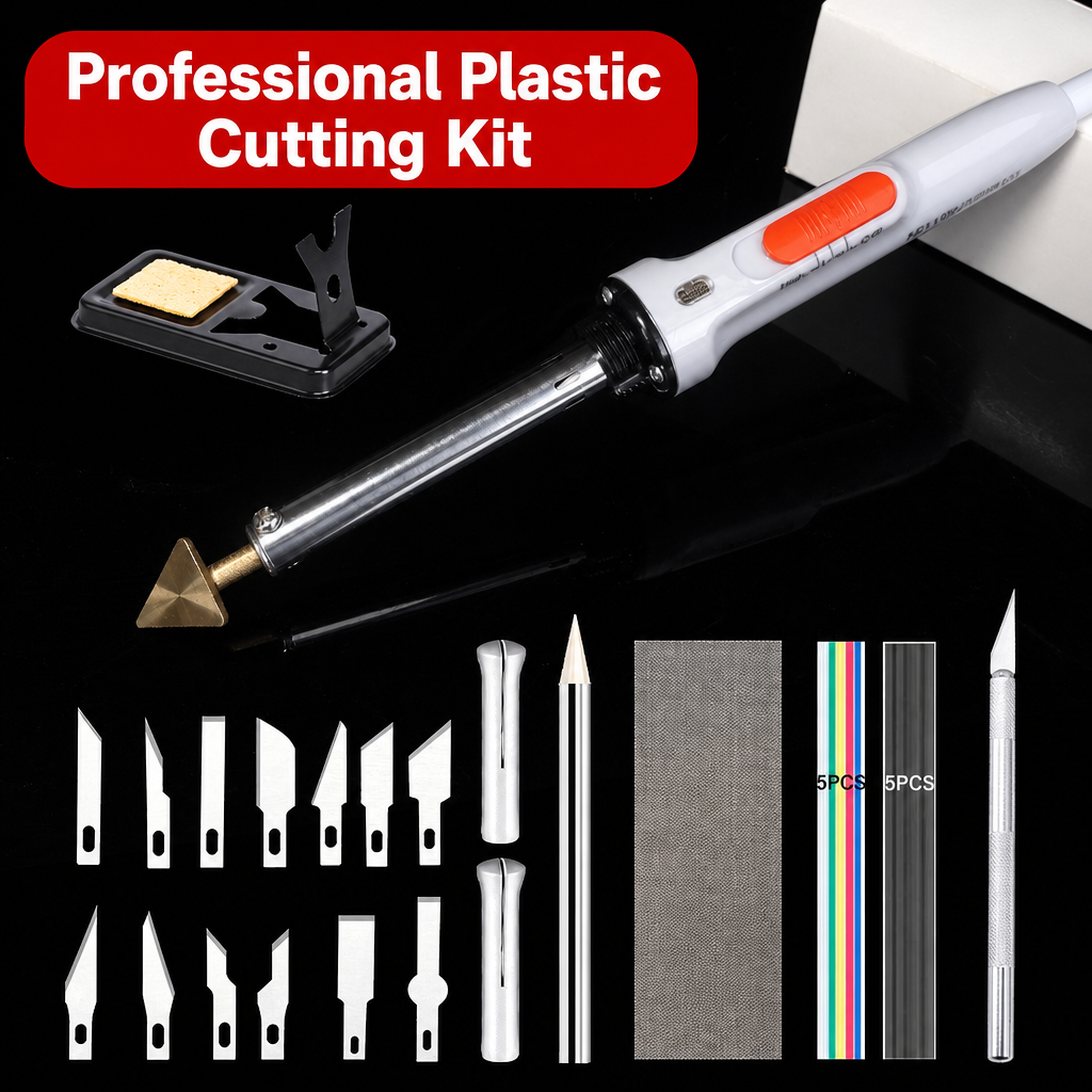 Soldering & Plastic Repair Kit – 3-in-1 Tool & Stand