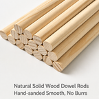 Pine Wood Round Dowels – 20mm x 1m
