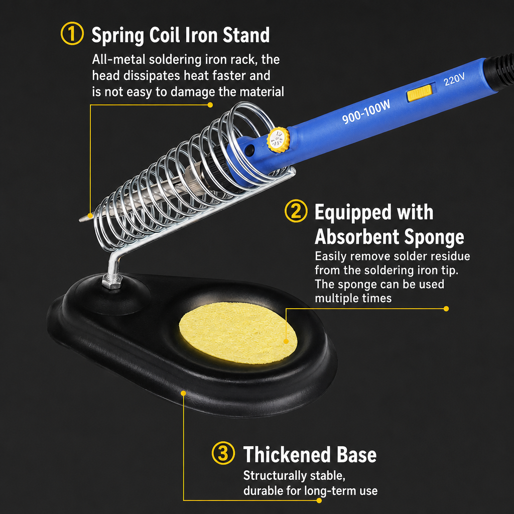 Soldering & Plastic Repair Kit – 3-in-1 Tool & Stand
