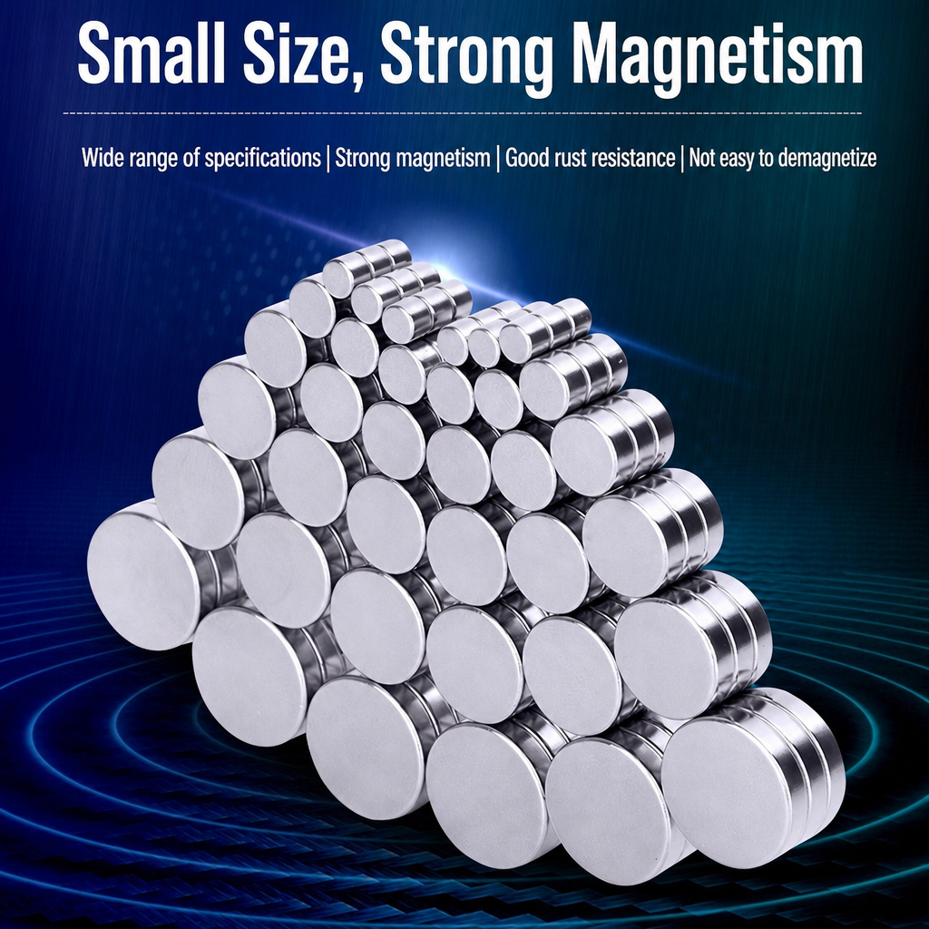 High-Power Neodymium Magnets – 3 Sizes