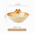 Japanese Bread Cat Underglaze Ceramic Collection